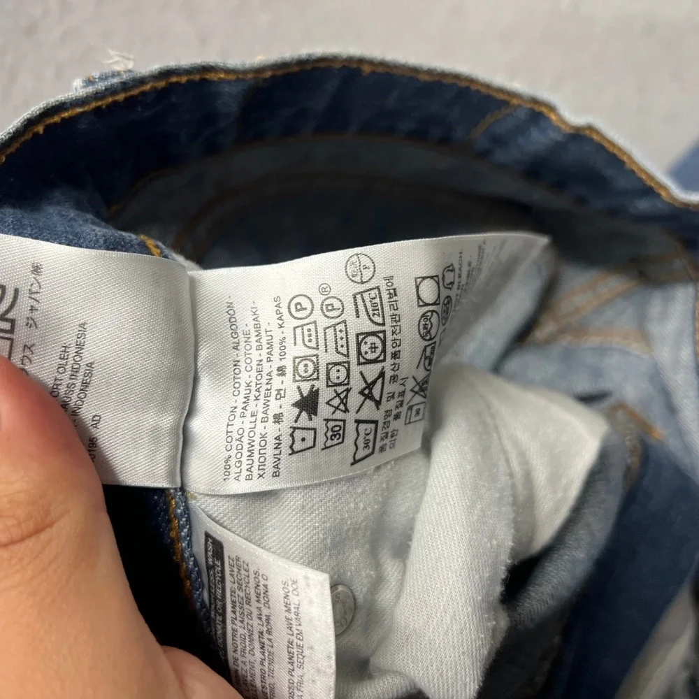 Levis 559 Relaxed Straight Jeans Mens 33x34 Blue Medium Wash Denim 00559-4258